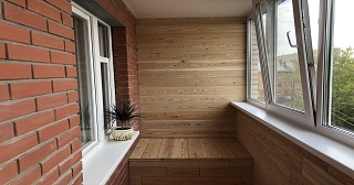 Отделка, остекление, утепление балконов в Аксае от 209 руб. м/2.